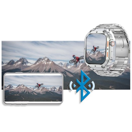 Išmanusis laikrodis vyrams Gravity GT6-7 - Skambinimo funkcija, MONITOR SNU (sg020g)