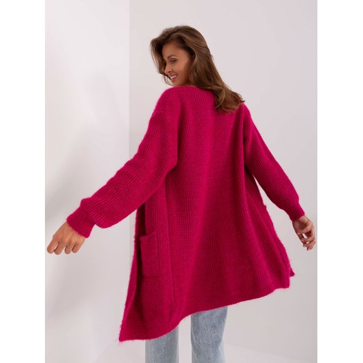 Cardigan-DHJ-SW-1009.09P-fuksija
