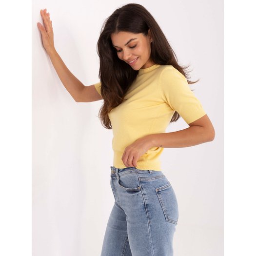 Sweter-PM-SW-N30088.21-żółty