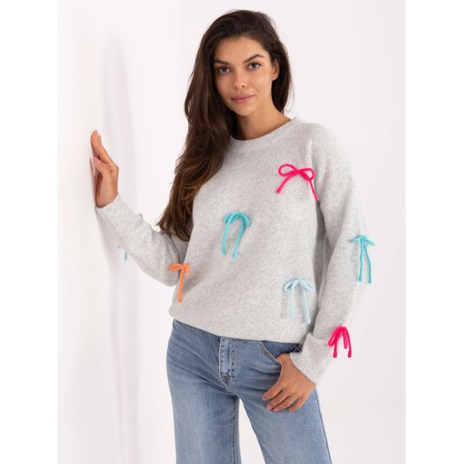 Sweter-PM-SW-SC82.41-jasny szary 2
