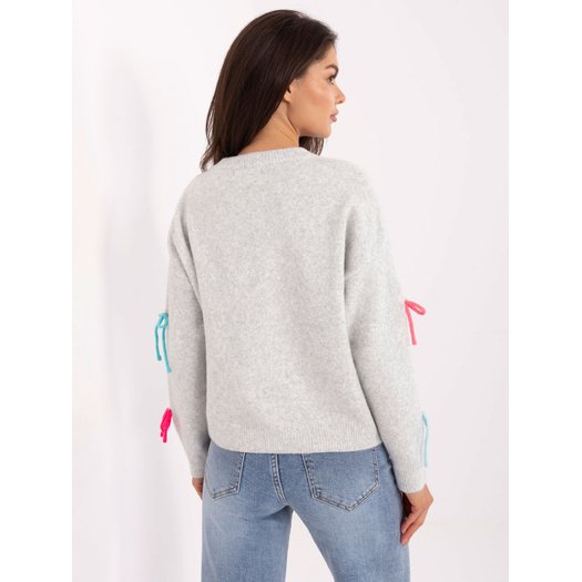 Sweter-PM-SW-SC82.41-jasny szary 1