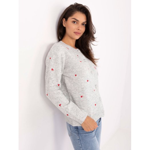 Sweter-PM-SW-F510.29-jasny szary