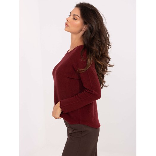 Sweter-IT-SW-2219.63-bordowy 1