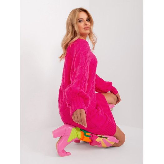 Sweter-AT-SW-2367.76P-fuksjowy 4