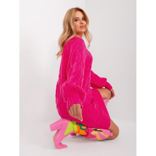 Sweter-AT-SW-2367.76P-fuksjowy 10