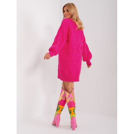 Sweter-AT-SW-2367.76P-fuksjowy 5