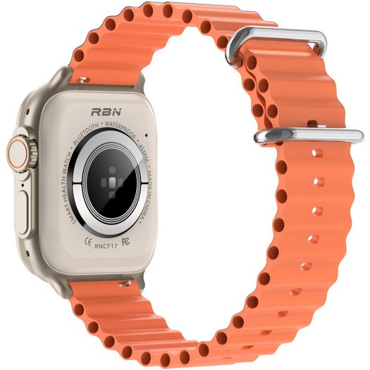 Išmanusis laikrodis unisex Rubicon RNCF17 - BLUETOOTH CALL, Belaidis įkrovimas (sr059b)