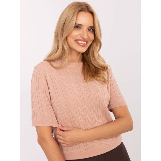 Sweter-PM-SW-N30085.34-ciemny różowy 1