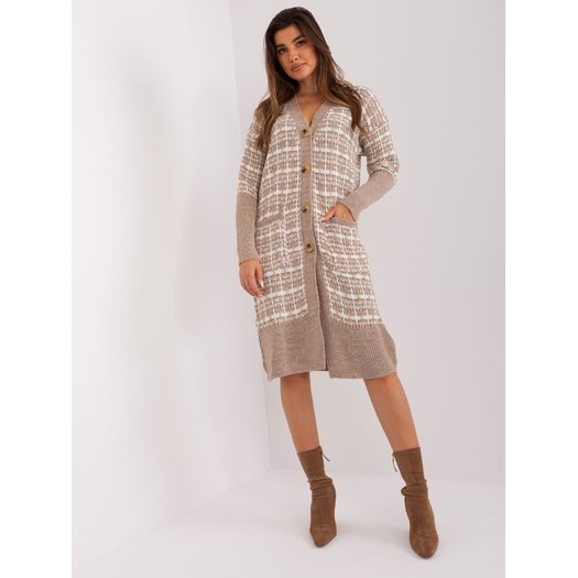 Cardigan-BA-SW-8003.41X-tamsiai smėlio spalvos