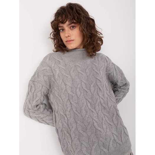Megztinis-BA-SW-8038.28P-pilkas