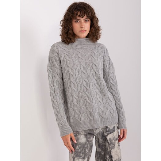 Megztinis-BA-SW-8038.28P-pilkas
