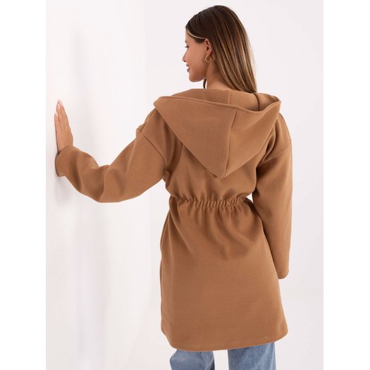 Płaszcz-IT-PL-A9587.00-camelowy