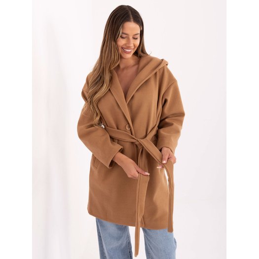 Płaszcz-IT-PL-A9587.00-camelowy 2