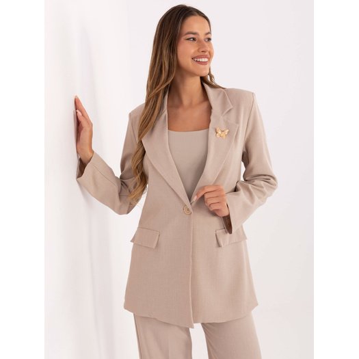 Marynarka-IT-MA-FL8315.85-beżowy