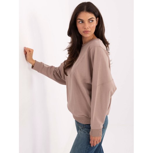 Bluza-RV-BL-A877.19P-ciemny bezowy 3