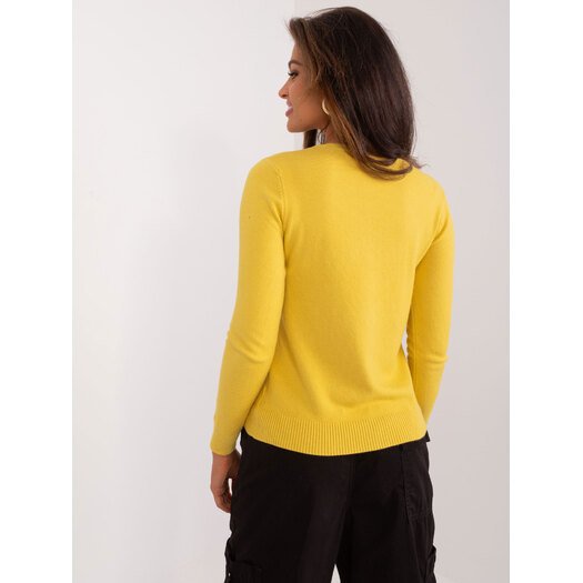 Sweter-PM-SW-B137.33X-żółty