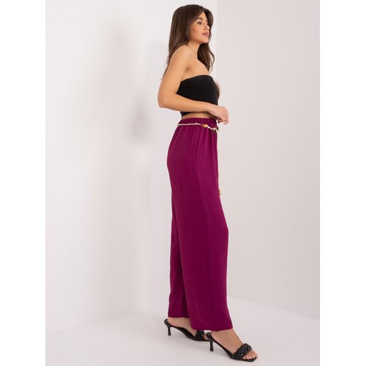 Kelnės-DHJ-SP-8927.19-tamsiai violetinė
