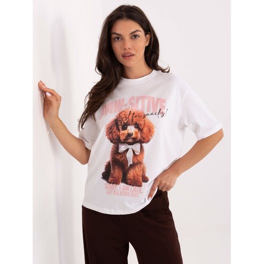 T-shirt-D12083AI02799A-biało-różowy
