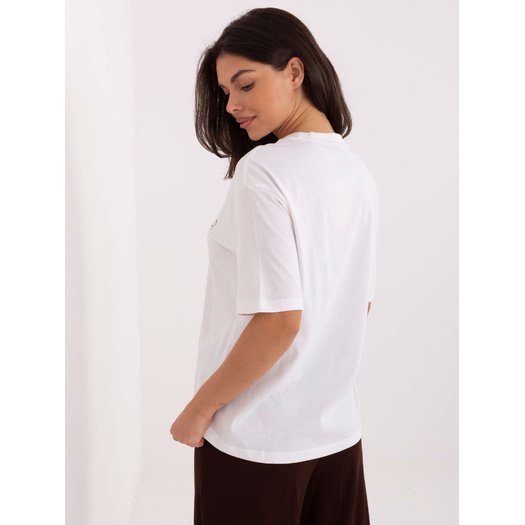 T-shirt-D12083AI02799A-biało-różowy 1