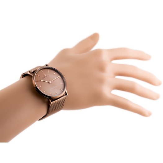 ZEGAREK G. ROSSI - 8709B2 (zg775g) brown + BOX