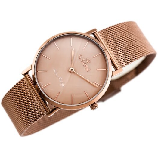 ZEGAREK G. ROSSI - 8709B2 (zg775g) brown + BOX