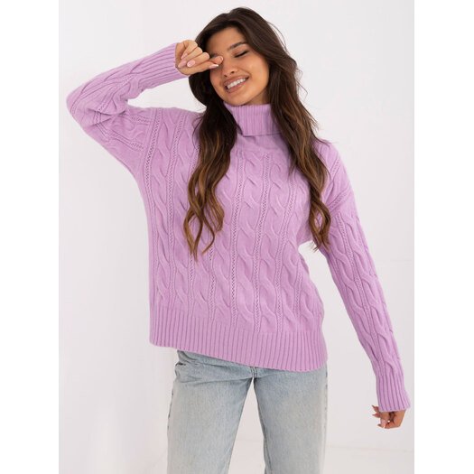 Megztinis-AT-SW-23445.00-šviesiai violetinis