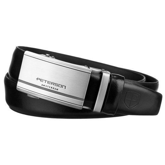 Men's belt Peterson PTN A006 BLACK