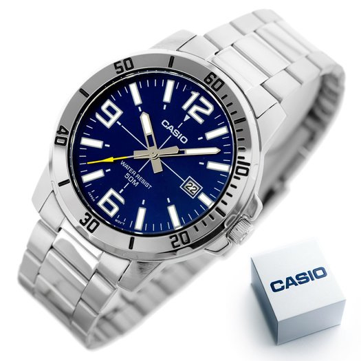 Laikrodis vyrams CASIO MTP-VD01D-2B (zd175a) + BOX