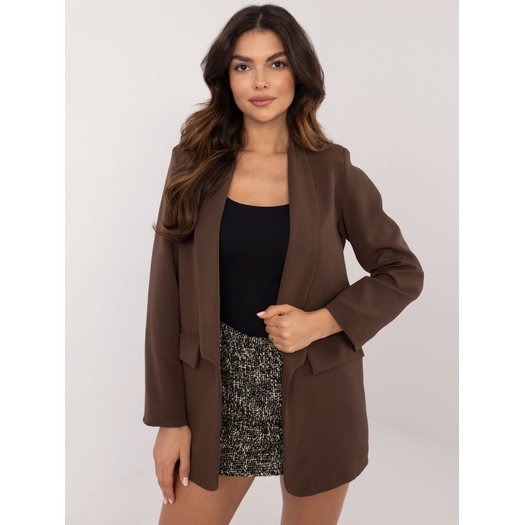 Marynarka-DHJ-MA-18657-2.09-brązowy 5