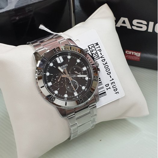 ZEGAREK MĘSKI CASIO MTP-VD300D-1E (zd268a) + BOX