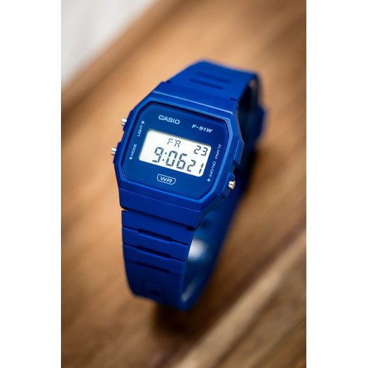 ZEGAREK MĘSKI CASIO F-91WB-2A1DF + BOX 5