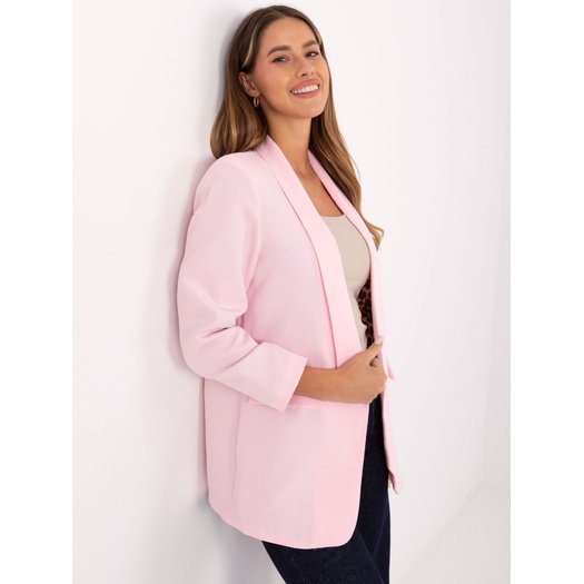 Marynarka-DHJ-MA-18657-1.86-jasny różowy 3