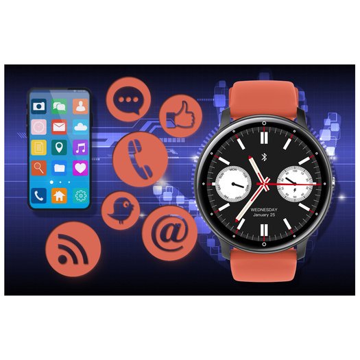 SMARTWATCH UNISEX GRAVITY GT1-3 PRO - BLUETOOTH CONNECTIONS, ADDITIONAL PASSAGE (sg027c) 4