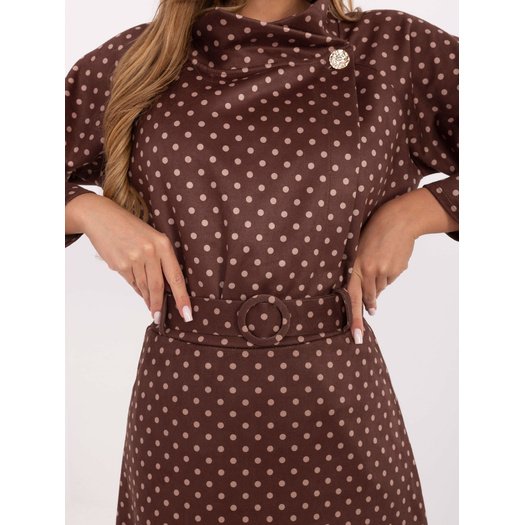 Spódnica-IT-SD-18951-1.95-brązowy 1