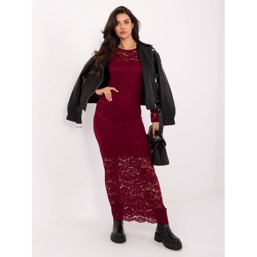 Sukienka-MI-SK-A1564.22P-bordowy 3
