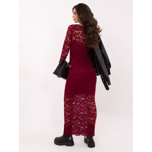 Sukienka-MI-SK-A1564.22P-bordowy 2