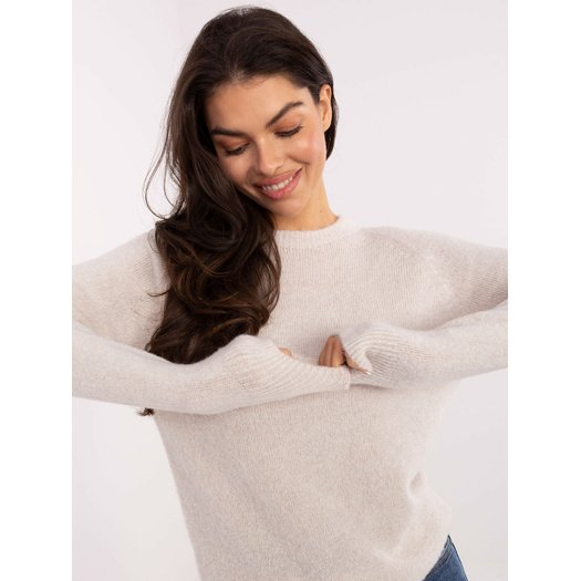Sweter-MO-SW-1015.78-jasny beżowy 2