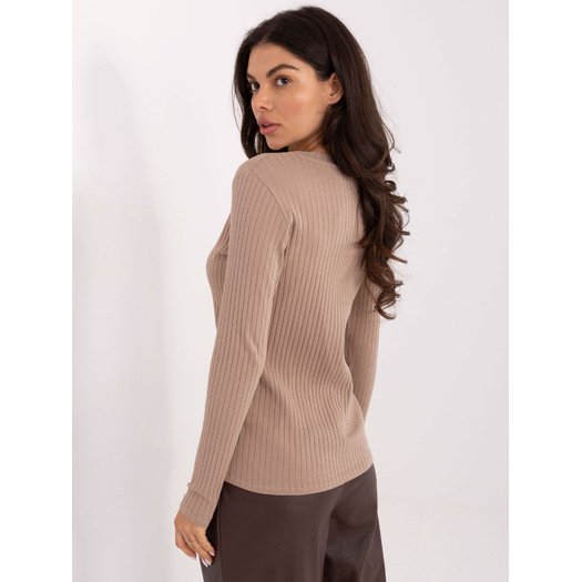 Bluzka-RV-BZ-A1055.29P-ciemny bezowy 2
