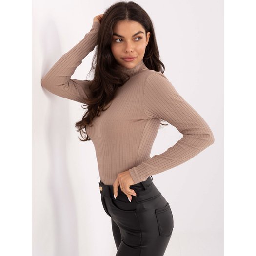 Bluzka-RV-BZ-A1046.75-ciemny bezowy 4