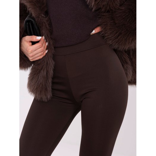 Spodnie-MI-SP-3298.77-ciemny brązowy