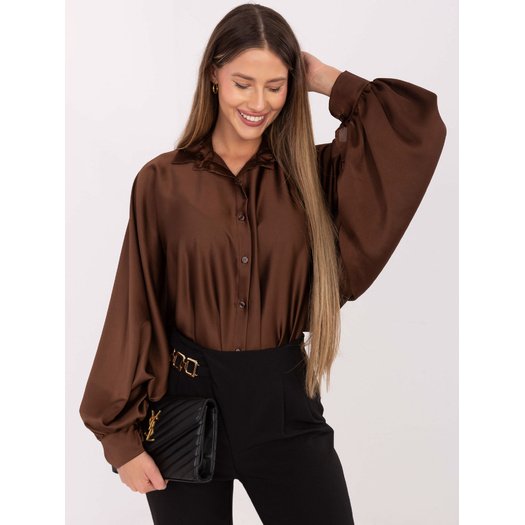 Koszula-DHJ-KS-15257.53P-brązowy 2