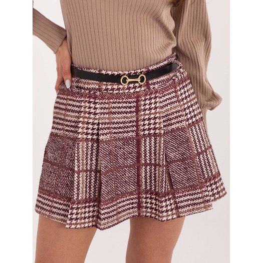 Szorty-IT-SN-18932.84-bordowy 1
