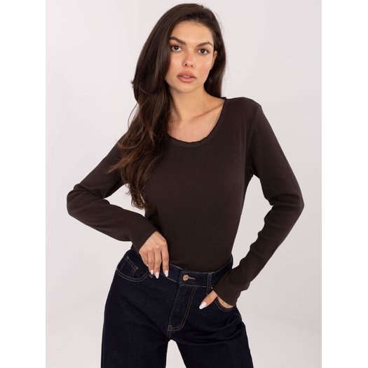 Bluzka-JM-BZ-2254.80-ciemny brązowy 4