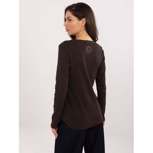 Bluzka-JM-BZ-2254.80-ciemny brązowy 1