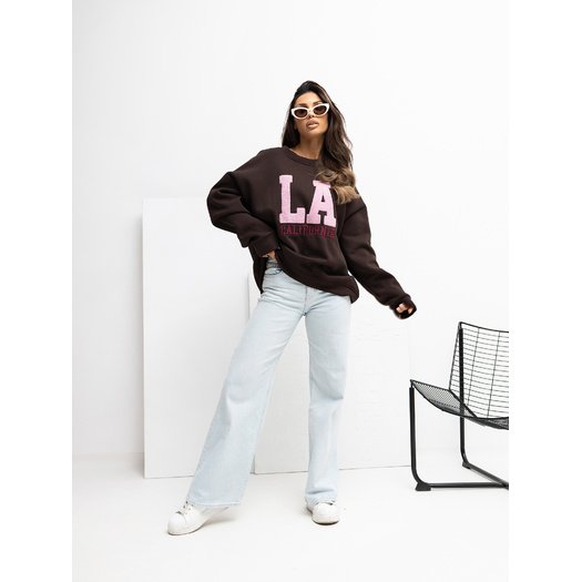 Bluza-RV-BL-A1035.13-ciemny brązowy