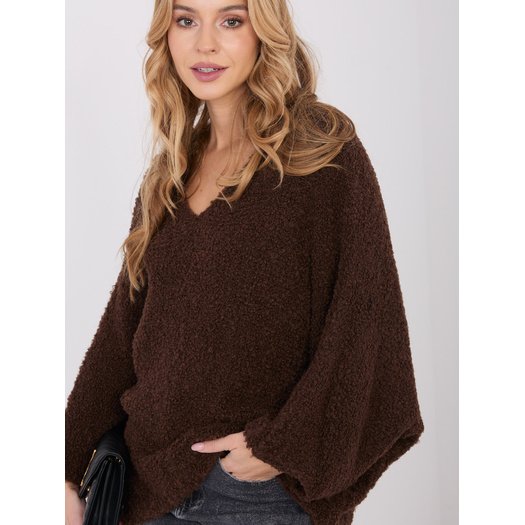 Sweter-CH-SW-72630.79-ciemny brązowy 3