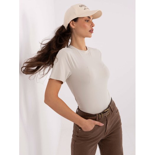 Bluzka-D12099M02805A-jasny beżowy