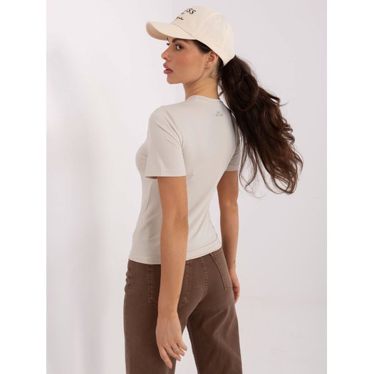 Bluzka-D12099M02805A-jasny beżowy 3