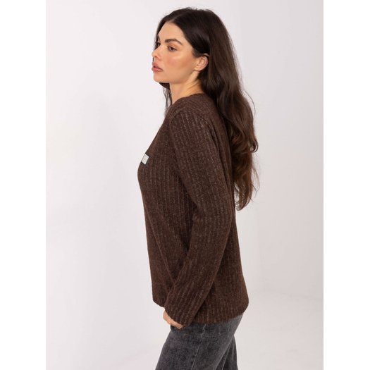 Sweter-RV-SW-A1025.80-brązowy