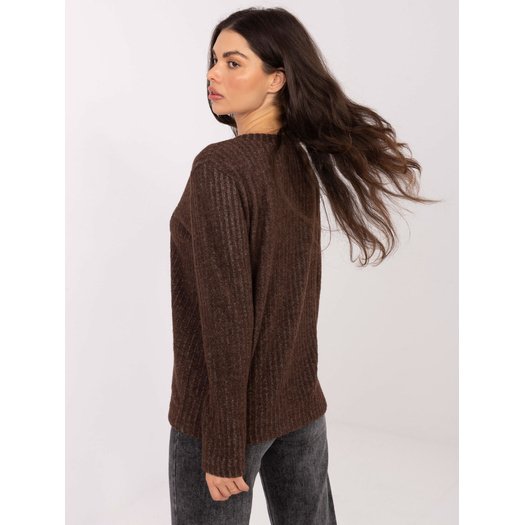 Sweter-RV-SW-A1025.80-brązowy 1